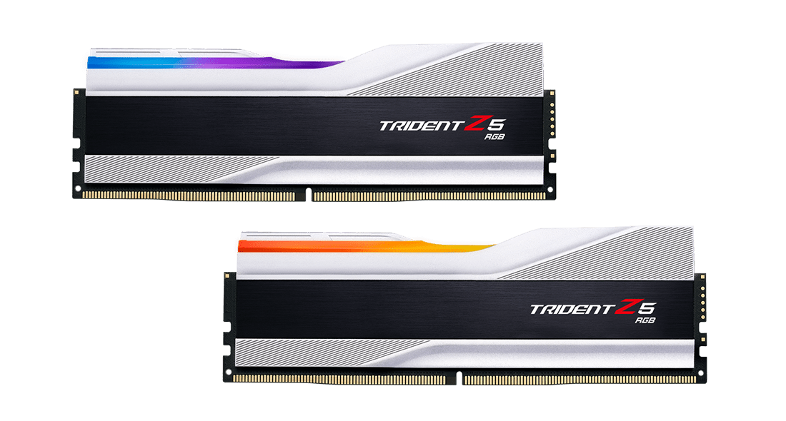G.SKILL 32GB kit DDR5 7600 CL36 Trident Z5 RGB silver F5-7600J3646G16GX2-TZ5RS