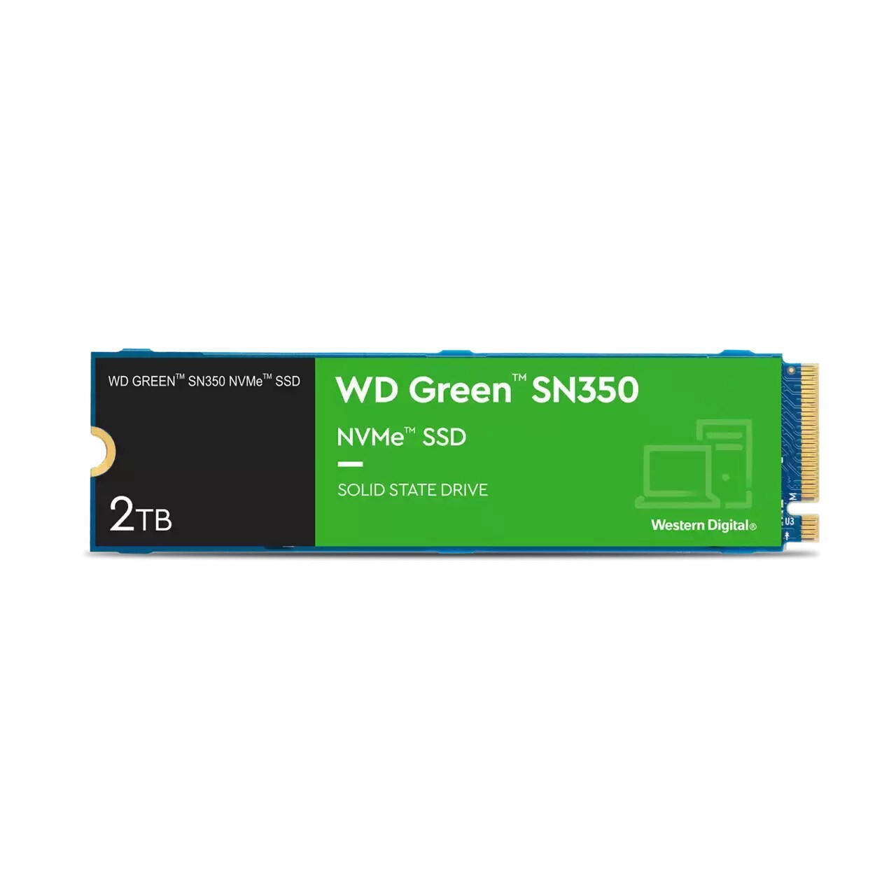 WD Green SN350 SSD 2TB M.2 NVMe Gen3 32003200 MBps WDS200T3G0C