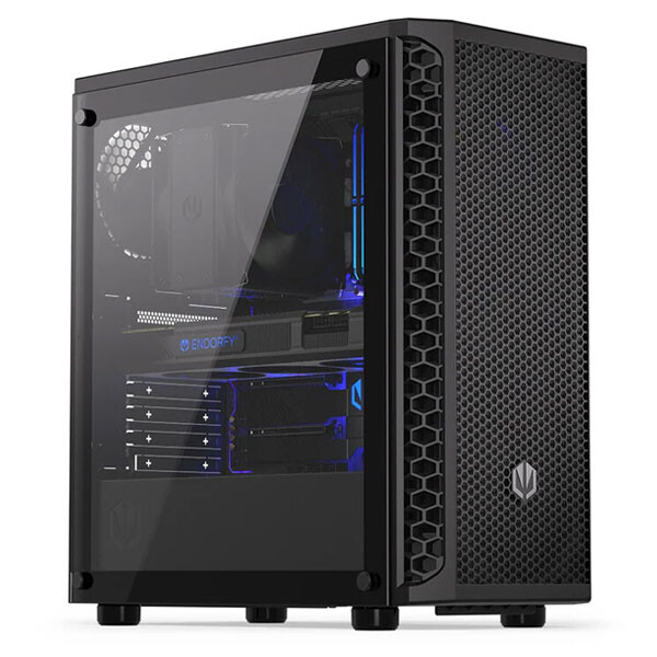 ENDORFY case Signum 300 Air  2xUSB 3.0  4x120mm fan PWM  mesh panel  tvrdené sklo  čierna EY2A005