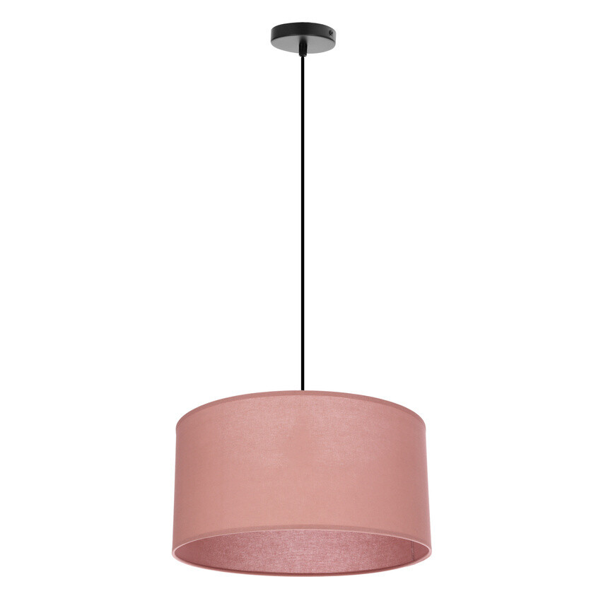 Závesná lampa SHANTI čierna 1x40 E27 tienidlo vres