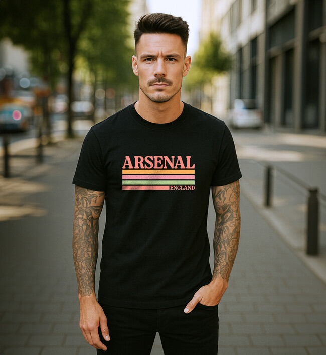 Arsenal 8 pánske tričko čierne