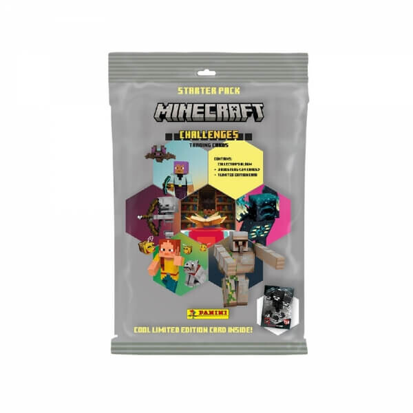Panini Minecraft: Challenges zberateľské karty - Starter pack
