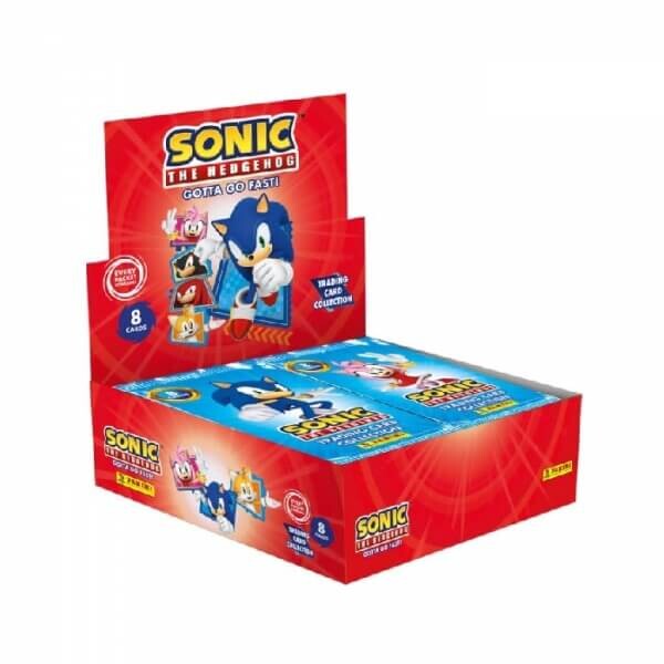 Panini Zberateľské karty ježko Sonic Gotta Go Fast! - box - 18 baličkov