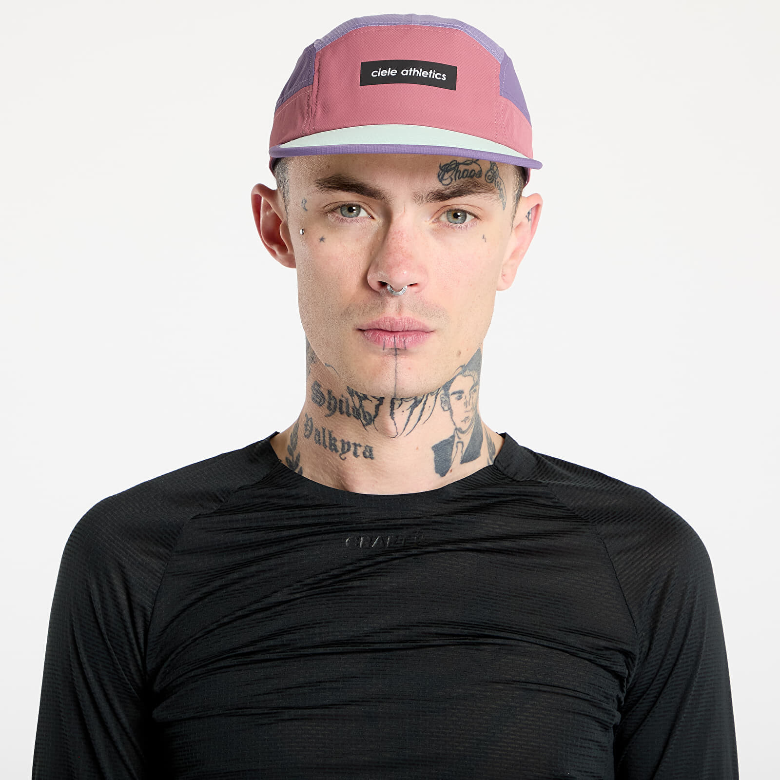 Šiltovka Ciele Athletics GO Cap Field Iconic Bar Deco Rose/ Light Grape M/L