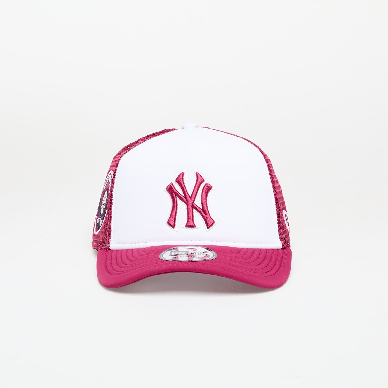 Šiltovka New Era New York Yankees MLB 9FORTY World Series E-Frame Trucker Adjustable Cap Dark Red Universal