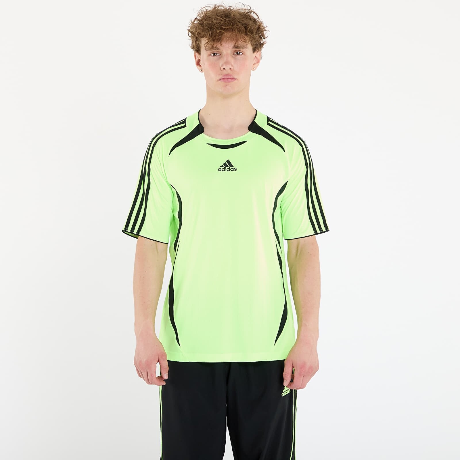 Tričko adidas Teamgeist Adicolor T-Shirt Signal Green/ Black L