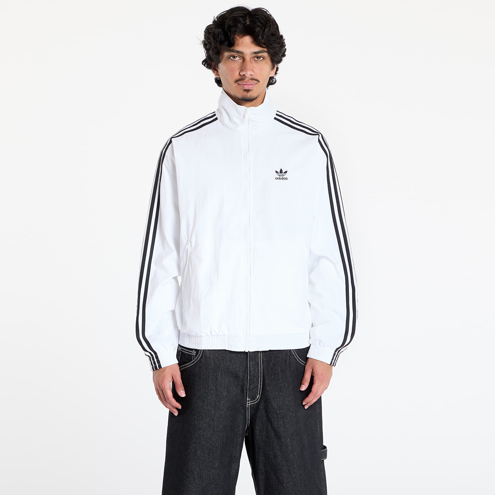 Bunda adidas Adicolor Woven Firebird Track Top White/ Black S