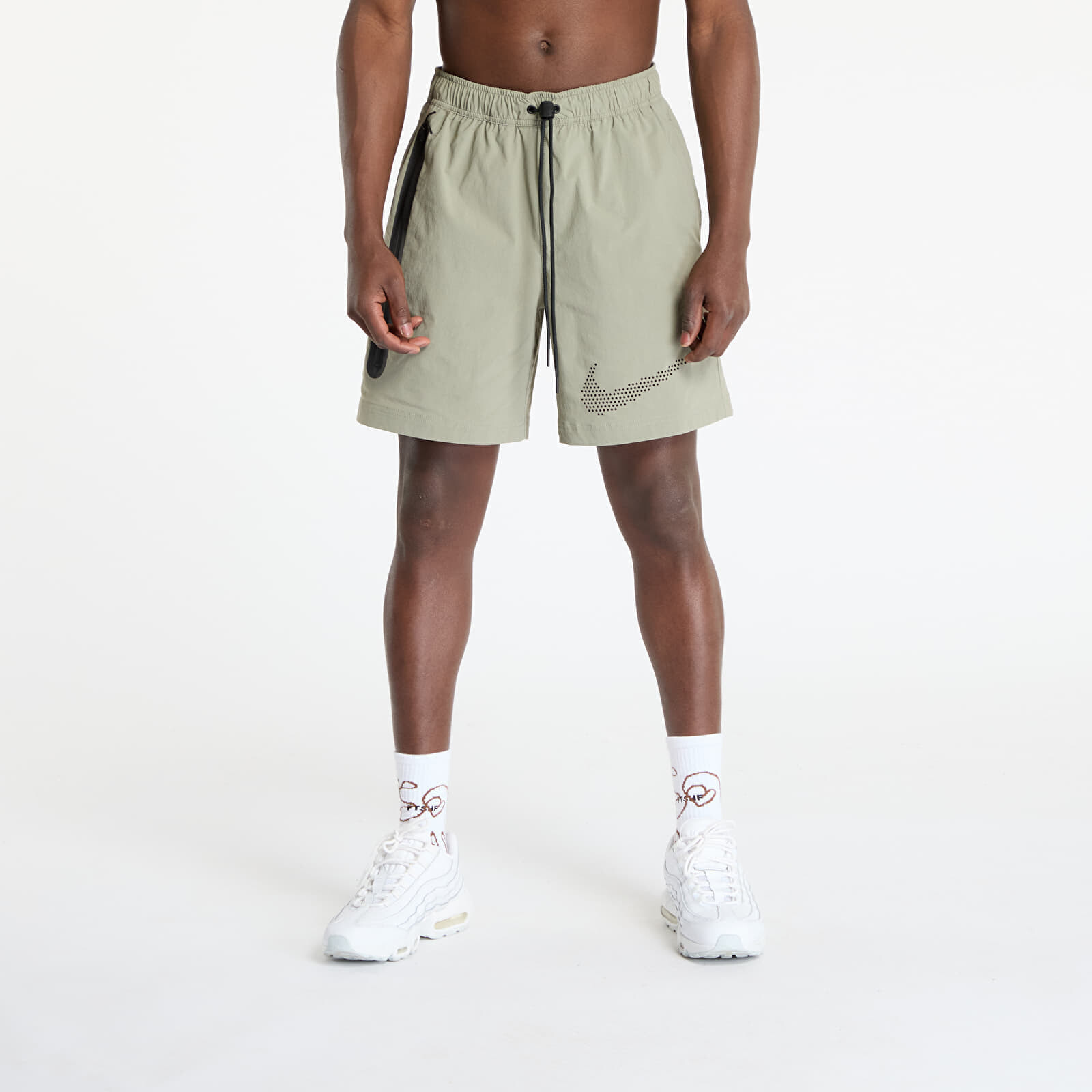 Šortky Nike Tech Men's Woven Shorts Light Army/ Black S