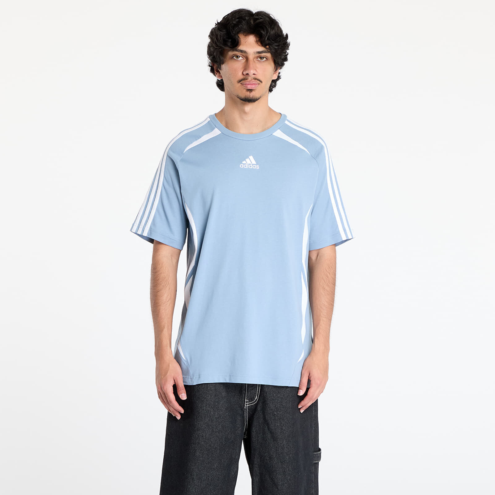 Tričko adidas Teamgeist Cotton T-Shirt Tactile Blue M