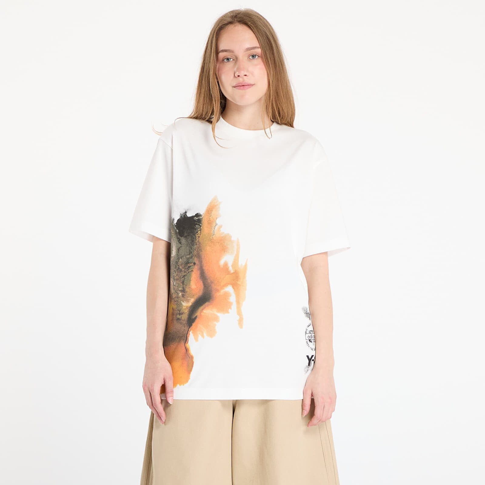 Tričko Y-3 AOP Short Sleeve T-Shirt UNISEX Core White M