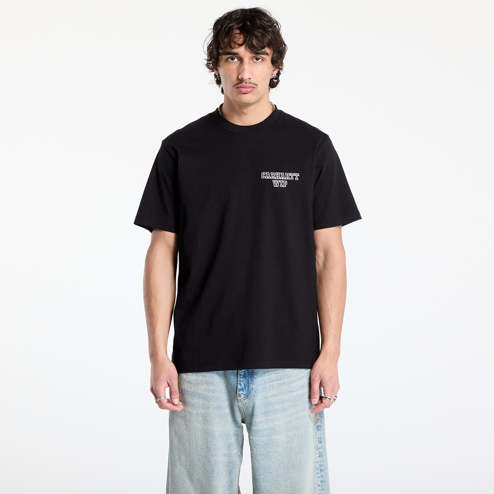 Tričko Carhartt WIP Short Sleeve Alumni T-Shirt UNISEX Black M