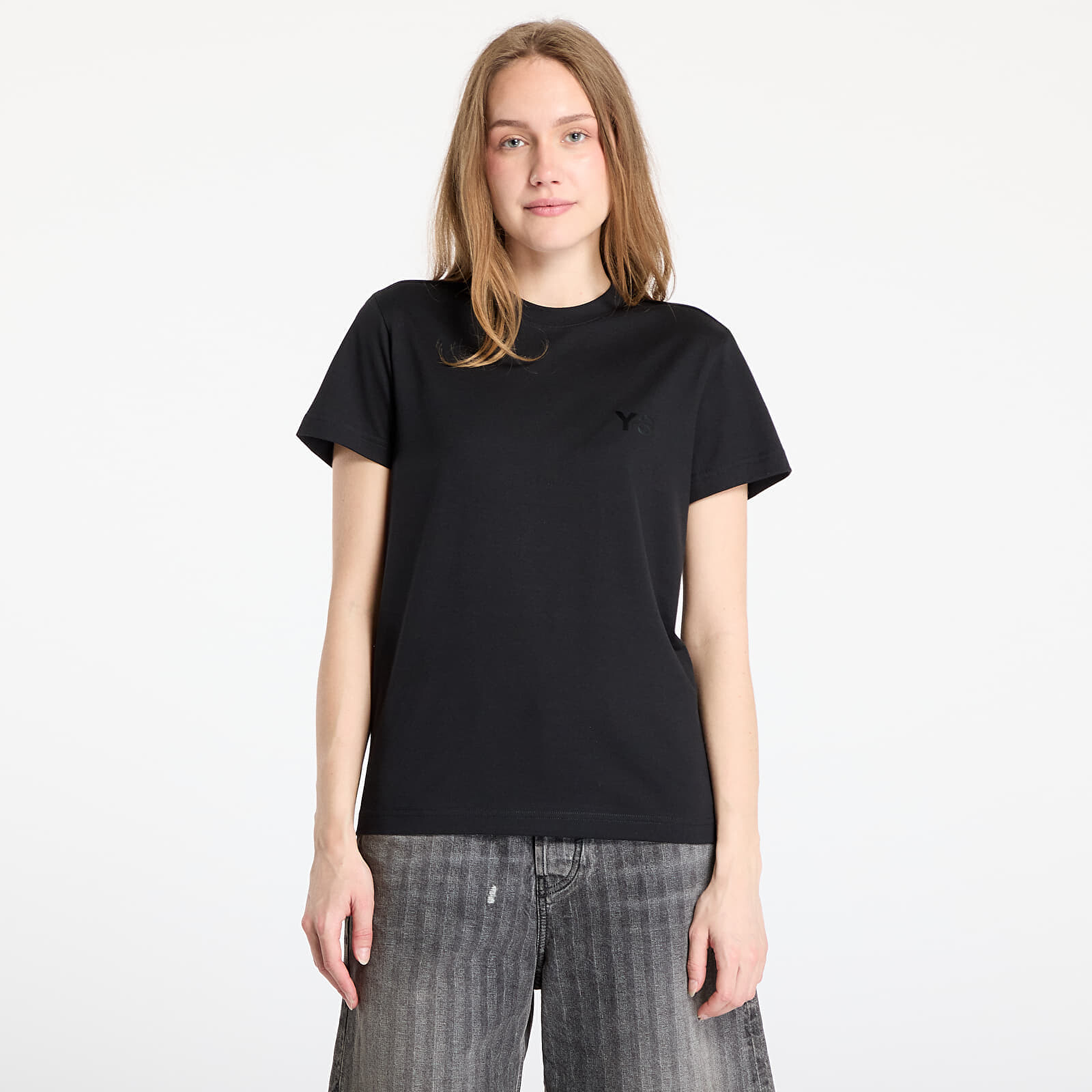 Tričko Y-3 Regular Short Sleeve T-Shirt Black XS