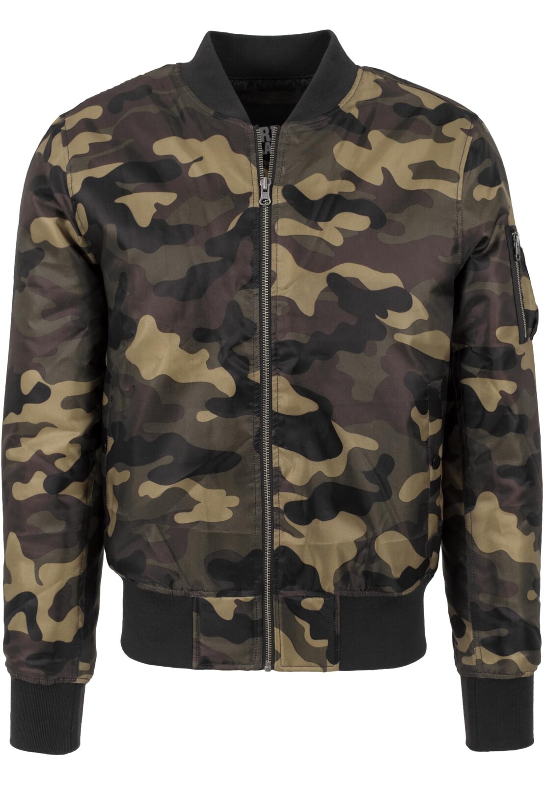 Camo Basic Bomber Jacket wooden camouflage