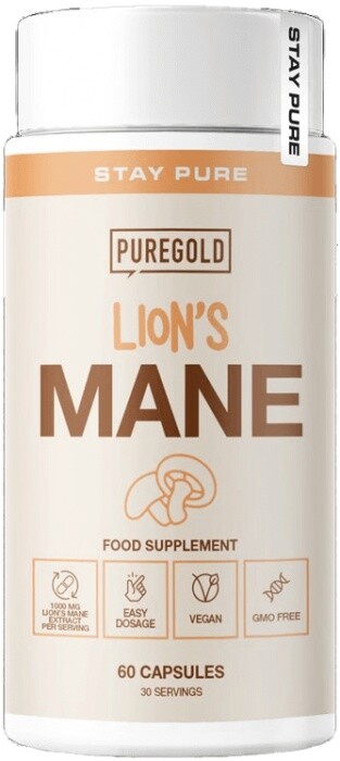 Puregold lion's mane 60 kapsúl