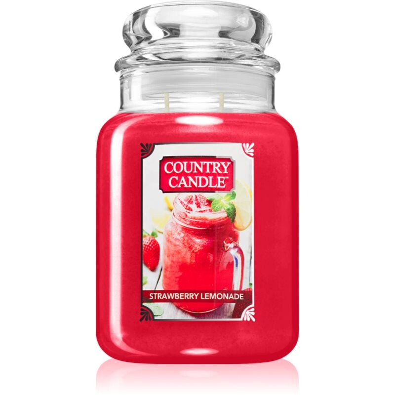 Country Candle Strawberry Lemonade vonná sviečka 737 g
