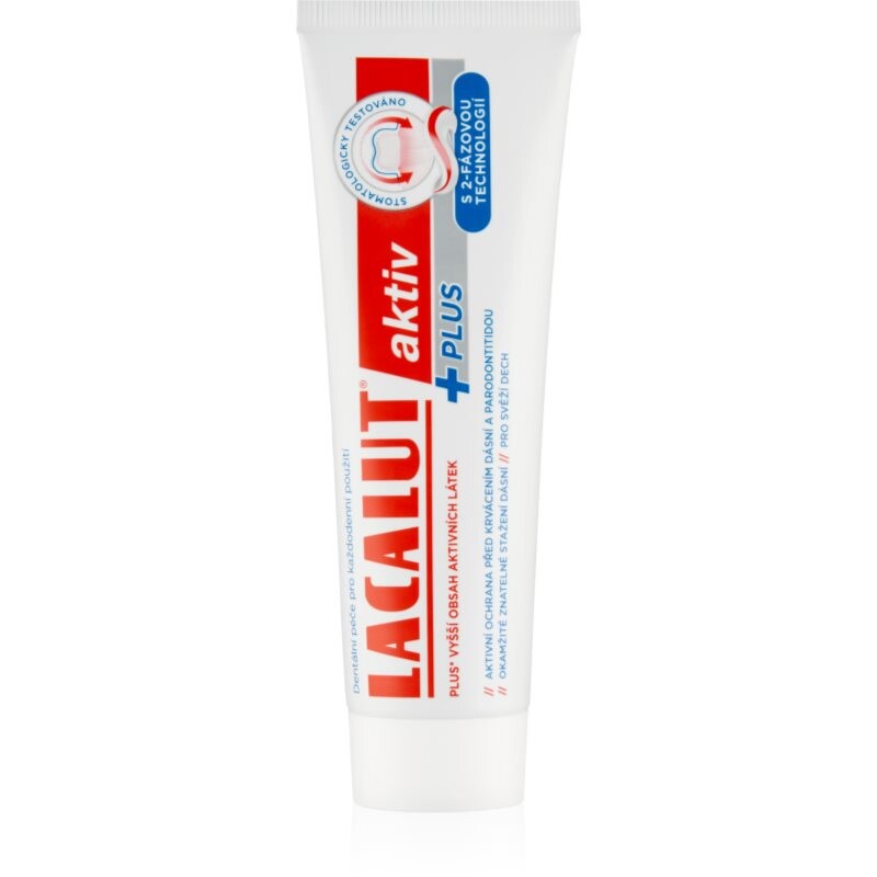Lacalut Aktiv Plus zubná pasta proti paradentóze 75 ml