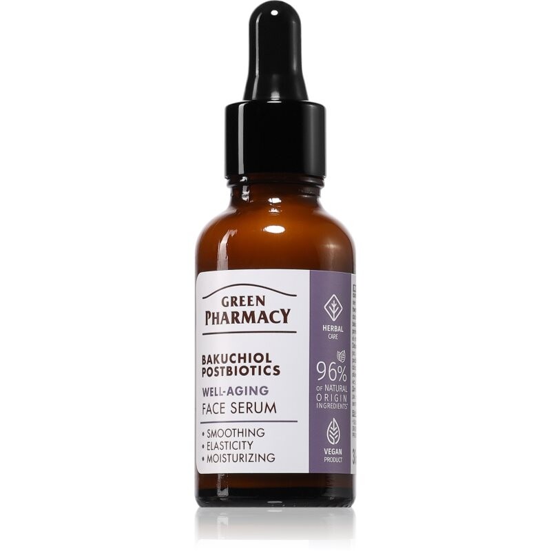 Green Pharmacy Bakuchiol & Postbiotics Serum sérum proti starnutiu pleti 30 ml