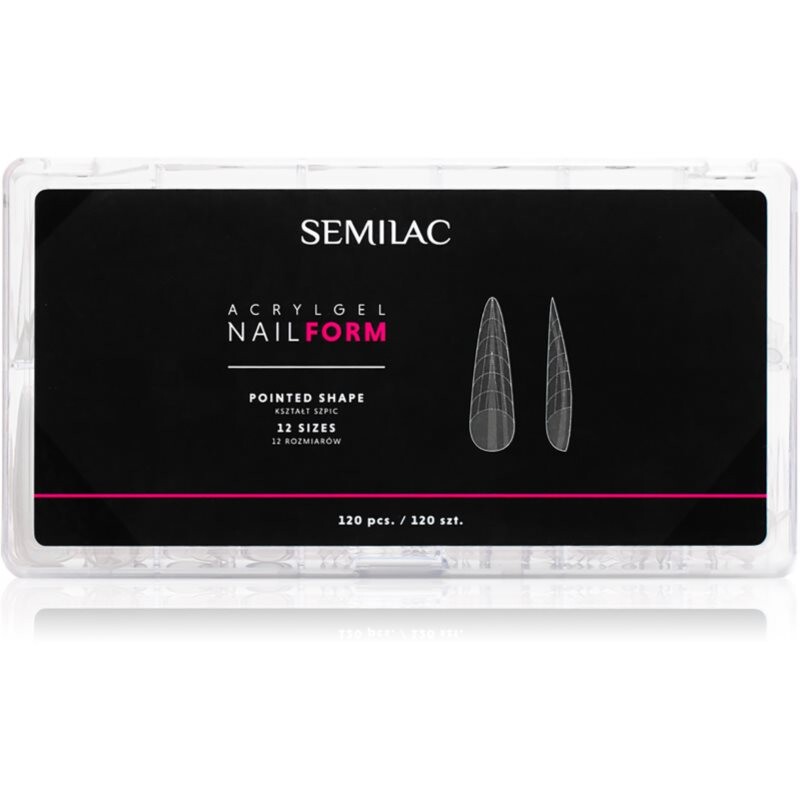 Semilac Accessories Acrylgel Nail Form šablóny na nechty veľkosť Pointed 120 ks