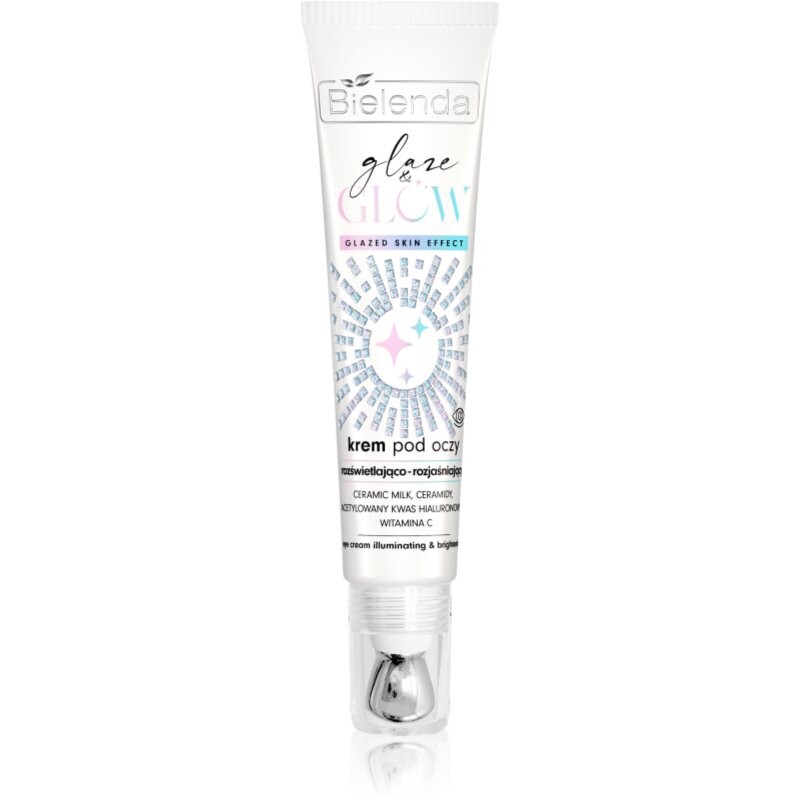 Bielenda GLAZE & GLOW rozjasňujúci očný krém s hydratačným účinkom 15 ml