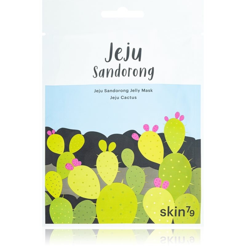 Skin79 Jeju Sandorong Jeju Cactus vyživujúca plátienková maska s hydratačným účinkom 33 ml