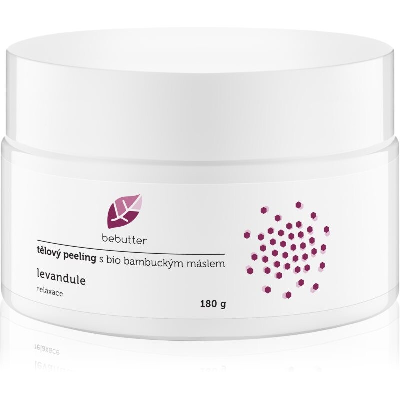 Bebutter tělový peeling levandule telový peeling 180 g