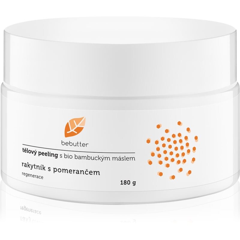 Bebutter telový peeling rakytník s pomarančom telový peeling 180 g