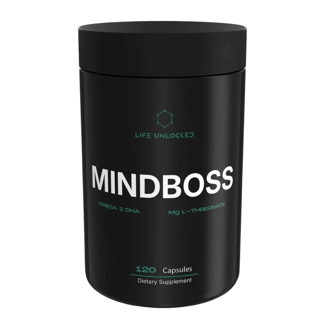LIFEUNLOCKED MindBoss = Magtein & Omega 3 DHA 90 kapsúl