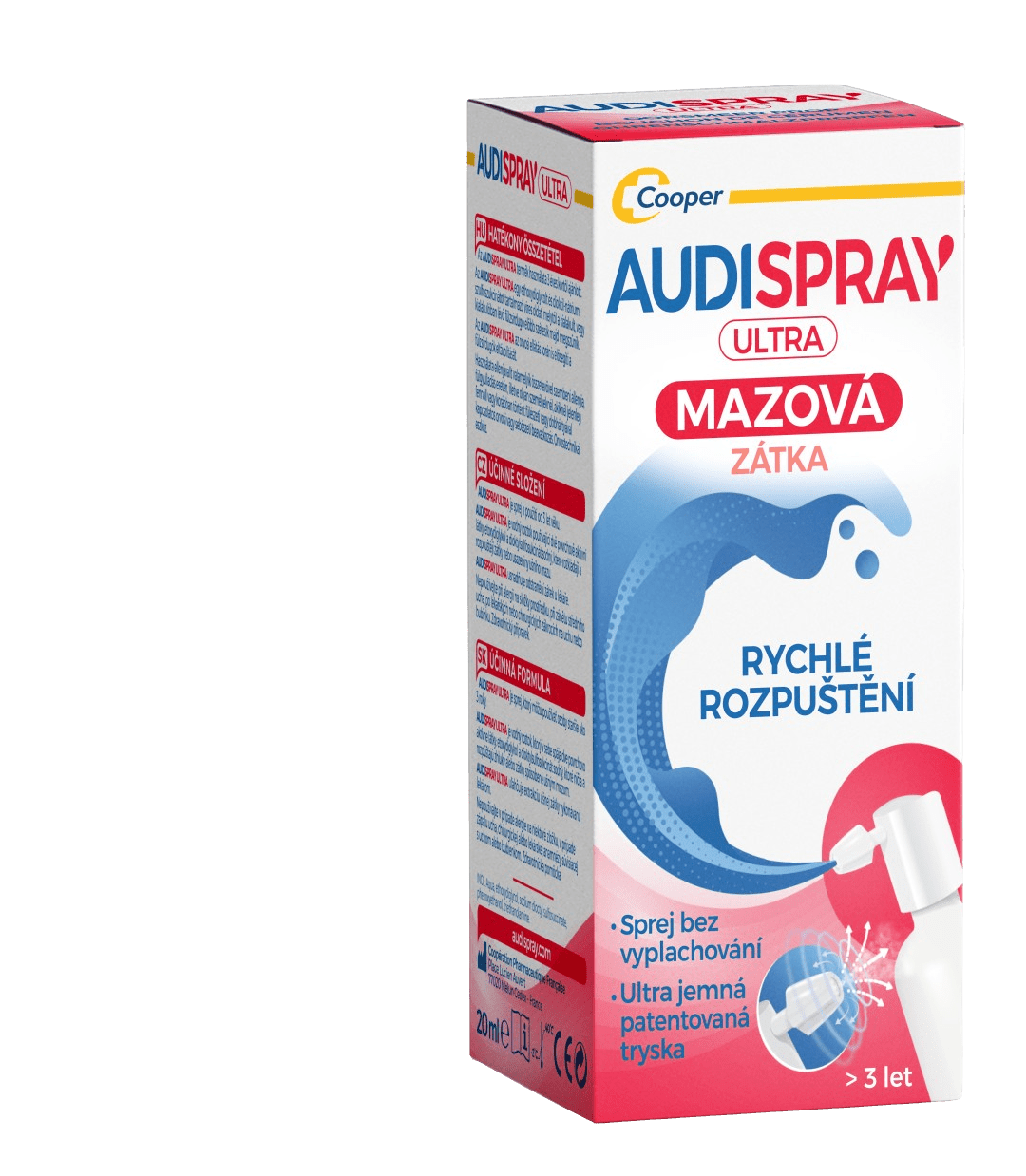 AUDISPRAY Ultra ušný sprej 20 ml