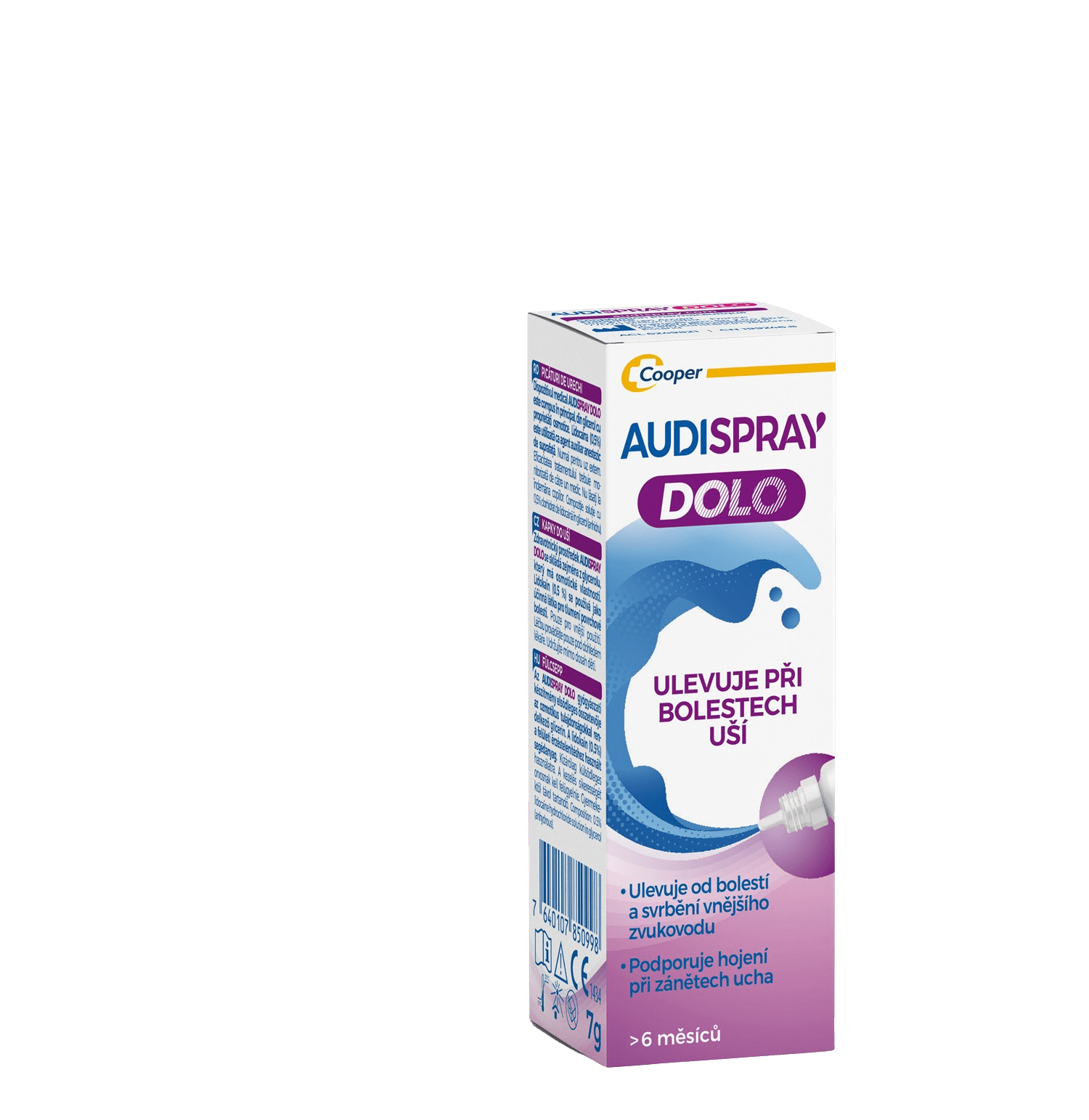 AUDISPRAY Dolo kvapky do uší 7 g