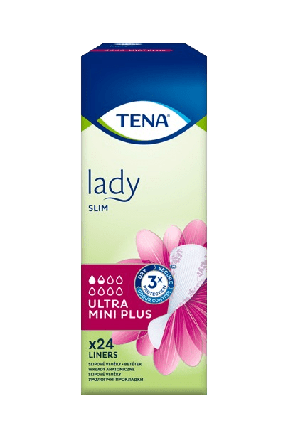 TENA Lady Slim Ultra Mini Plus inkontinenčné vložky 24 ks