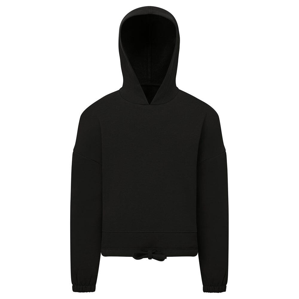 TriDri® Detská oversize mikina z recyklovaného materiálu - Čierna | 12-13 rokov