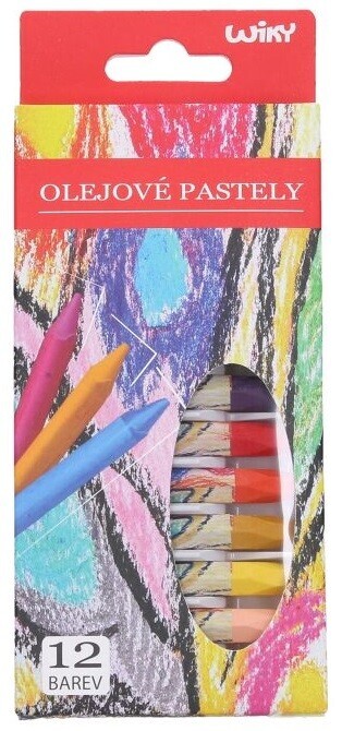 Pastelky olejové 12ks
