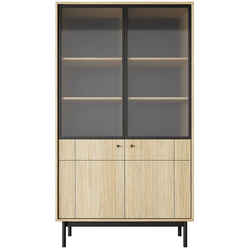 Vitrína Japandi WT104 dub linea