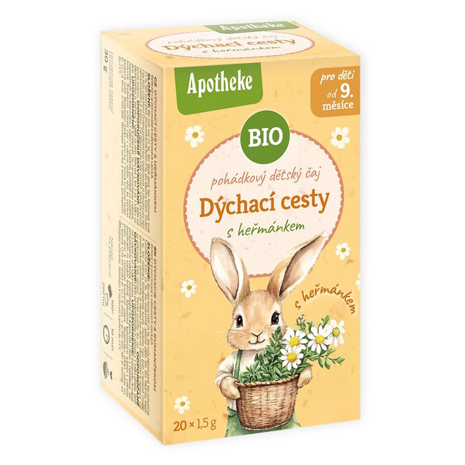 APOTHEKE Rozprávkový detský čaj dýchacej cesty BIO 20 sáčkov