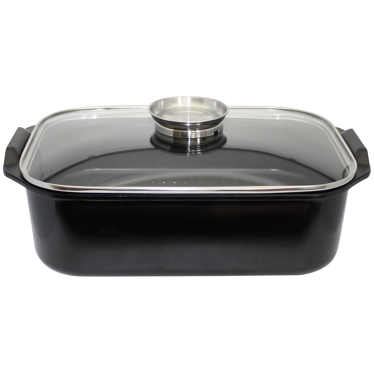Elo 89940 Zapekacia misa so skleneným vekom aaromatickou rukoväťou Duo Vital 40 x 26 cm