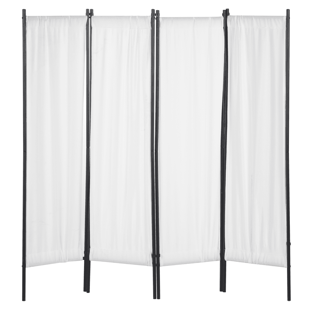 Paraván, biela/čierna, KARIS