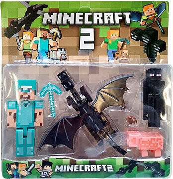 Toybit Kolekcia figúrok Minecraft Ender dragon sada 6 ks