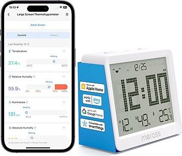 Meross Smart Temperature and Humidity Sensor MS130-EU