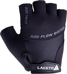LACETO Cyklistické rukavice TEMPO Black XL