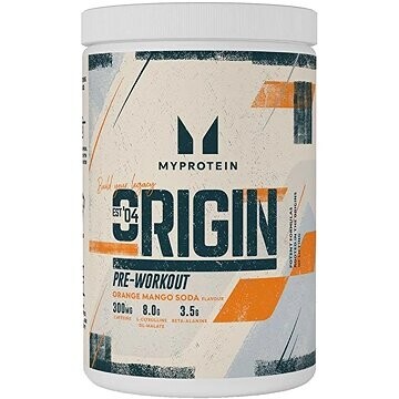 MyProtein Origin Pre-Workout, 600 g Pomaranč/Mango