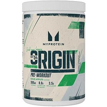 MyProtein Origin Pre-Workout, 600 g Kyslé jablko
