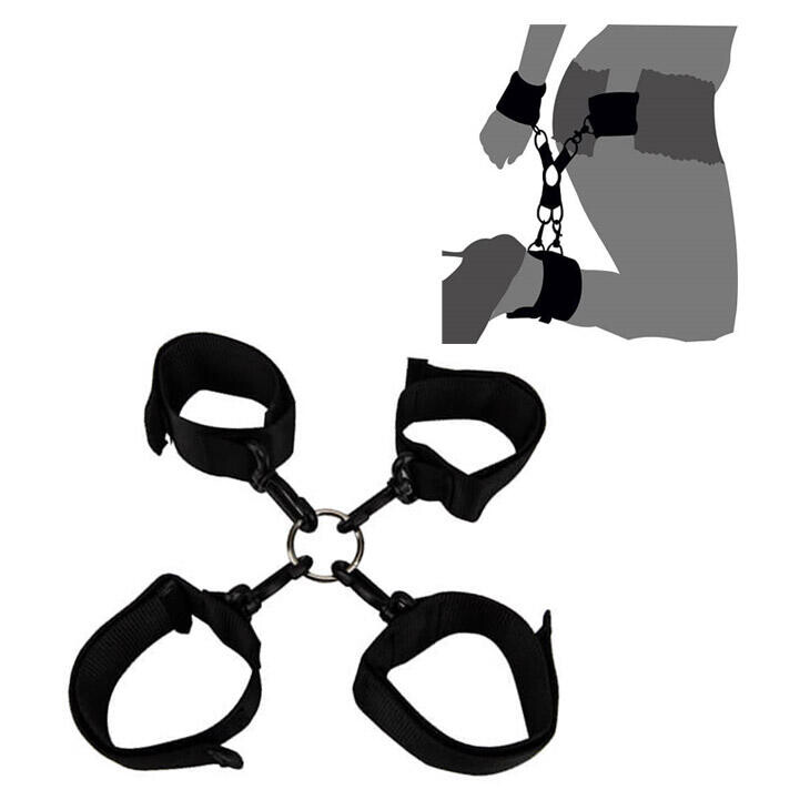 Hogtie Set odnímateľné putá na členky a zápästia v tvare X