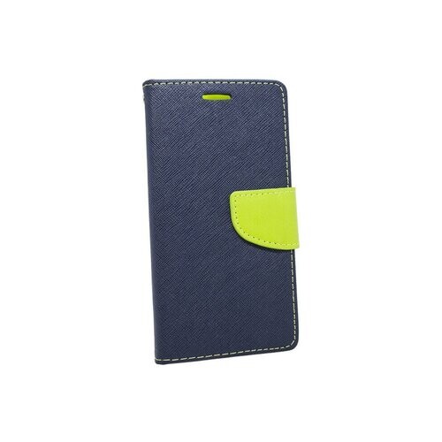 Puzdro Fancy Book Samsung Galaxy S20 - modro-limetkové