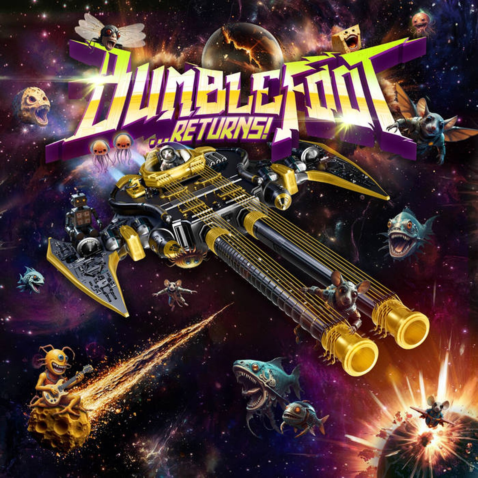 Bumblefoot, ...RETURNS!, CD