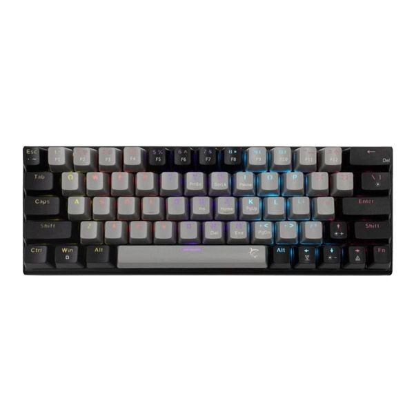 White Shark Gaming mechanical keyboard WAKIZASHI 2, red switch, US, blackgray WAKIZASHI-2-US-G-B-R