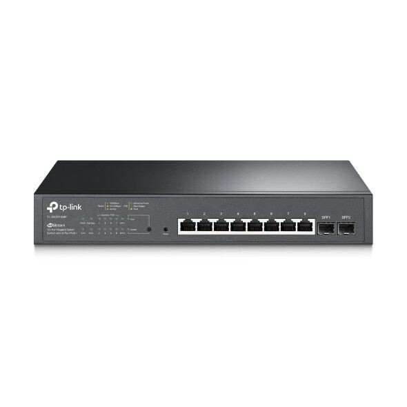 tp-link SG2210MP, 10portový gigabitový inteligentny switch JetStream s 8 porty PoE+ SG2210MP