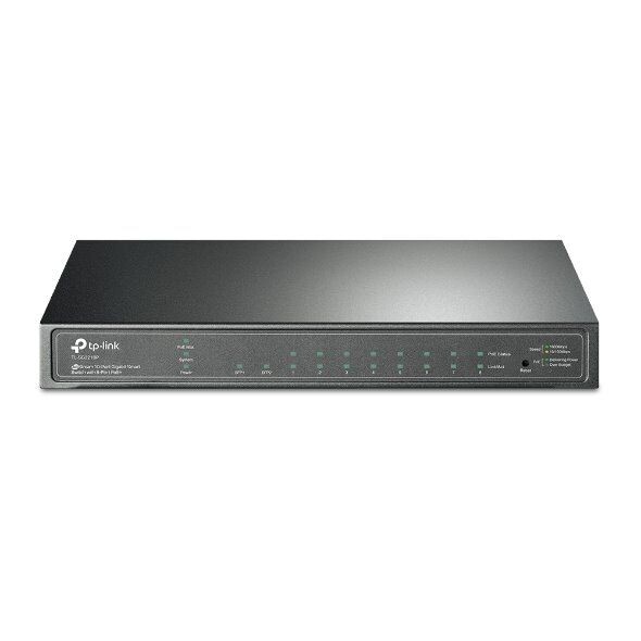 tp-link SG2210P, 10portový gigabitový inteligentní switch JetStream s 8 porty PoE+ SG2210P