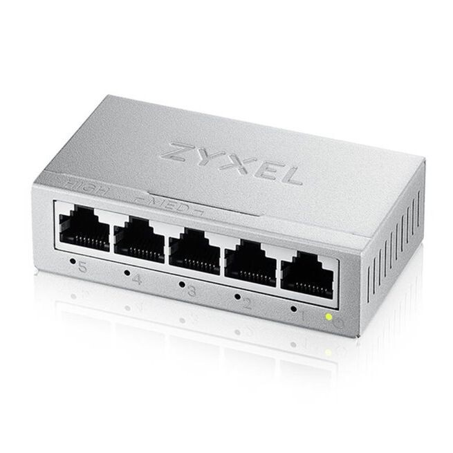 Zyxel GS-105B V5 5-Port MINI Desktop Gigabit Ethernet Switch - Metal Housing GS-105BV5-EU0101F