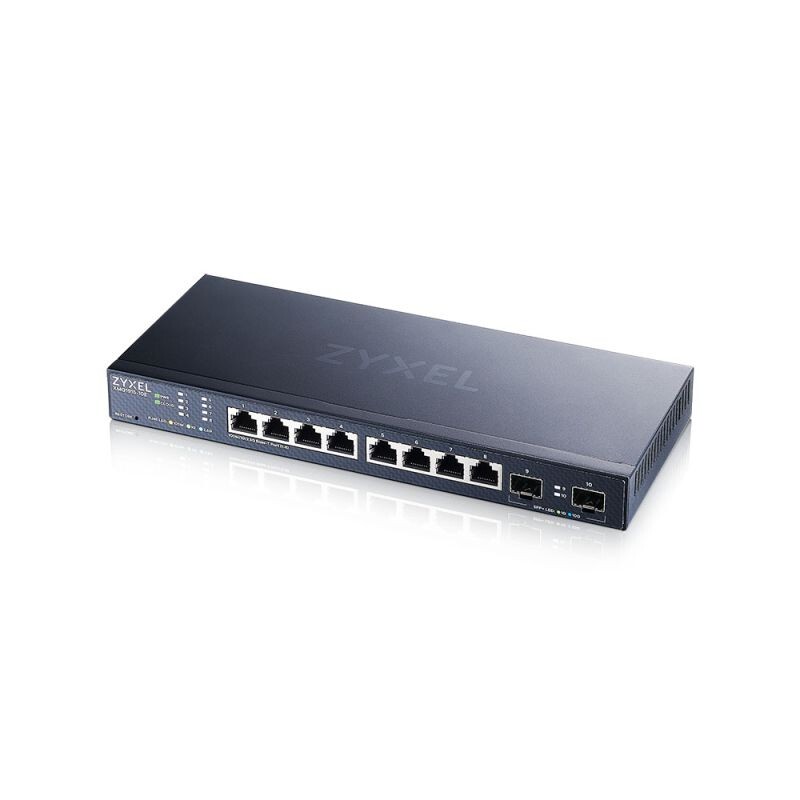 Zyxel XMG1915-10E, 8-port 2.5GbE, 2 SFP+ Smart Switch, hybird mode, standalone or NebulaFlex Cloud XMG1915-10E-EU0101F
