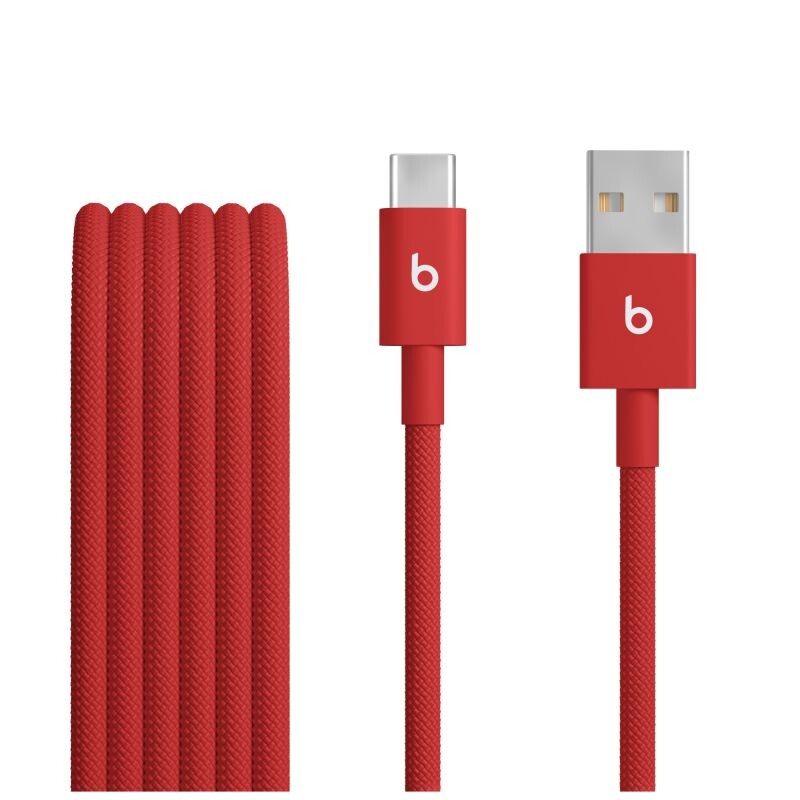 Apple Beats USB-C to Lightning Woven Cable (1.5 m) - Rapid Red MFEJ4EEA